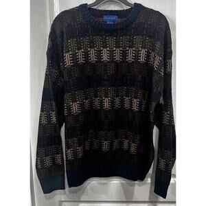 Vintage Towncraft Acrylic Sweater Men's XL Pullover Grandpa Cosby Grunge